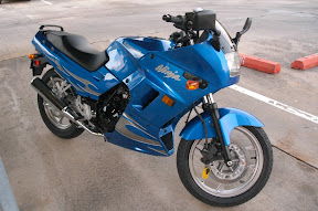Blue Kawasaki Ninja