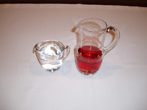 Cruet of water and flagon of wine