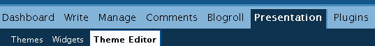 Presentation - Theme Editor