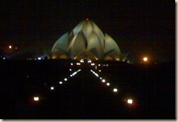 The Lotus Temple, September 29, 2007