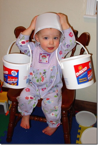 DSC00175 Maddie with buckets