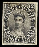 Canada 12 pence noir