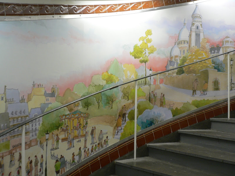 Mural, Abbesses Metro