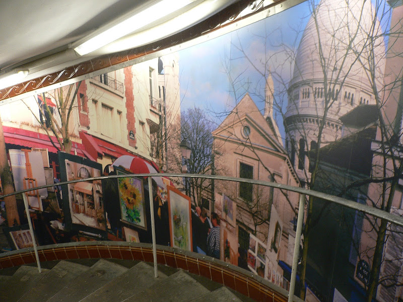 Mural, Abbesses Metro