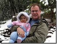 1st Snow - Charis and Todd