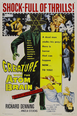 Creature with the Atom Brain (1955, USA) movie poster