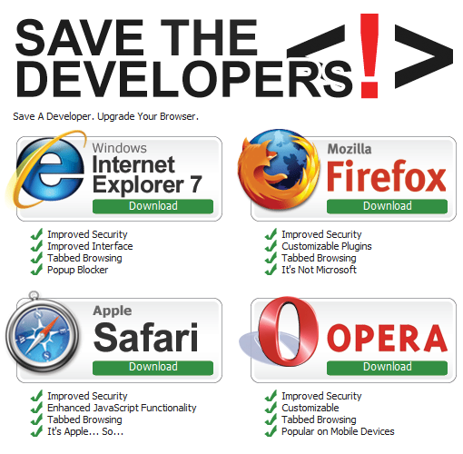 http://lh6.google.com/arthuran.web/R-9QCZB9_6I/AAAAAAAAA34/WtKCI4Qw6B8/s512/savethedevelopers.png