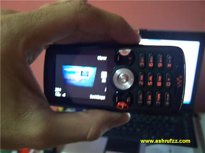 Me Holding My Sony Ericsson W810i