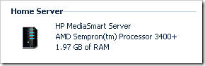 Window Home Server with 2GB RAM