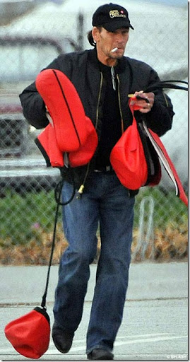 Patrick Swayze smoking picture