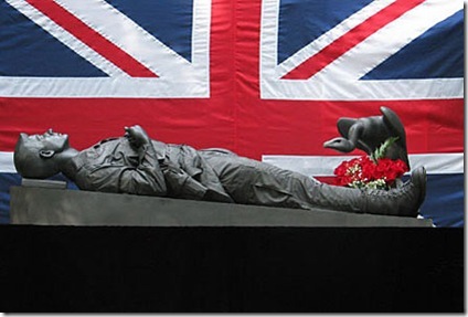 Daniel Edwards's Dead Prince Harry Sculpture
