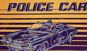 andy warhol, police car
