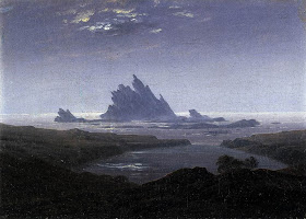 caspar david friedrich, rocky reef