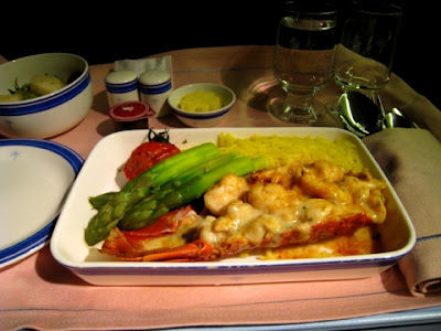 book the cook business class lobster