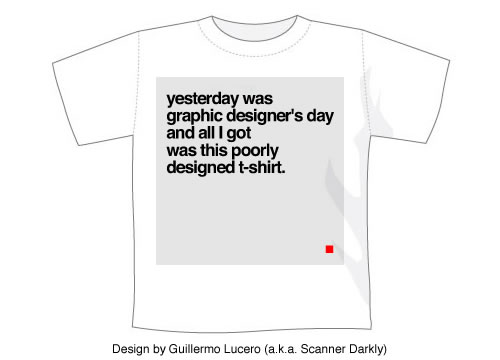 ... and all I got was this t-shirt.