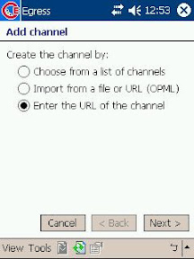 [PPC]想在PocketPC上閱讀RSS？試試看Egress吧！ - 阿祥的網路筆記本