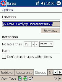 [PPC]想在PocketPC上閱讀RSS？試試看Egress吧！ - 阿祥的網路筆記本