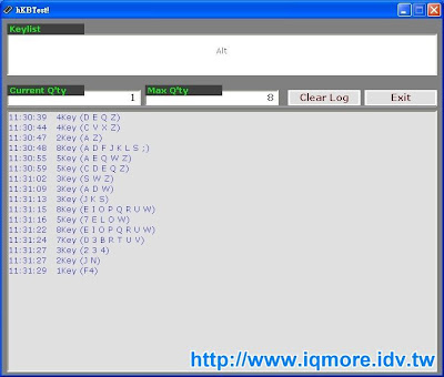 [鍵盤測試軟體] hKBTEST - 老貓測3C