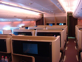 a380 first class. Mid-upper deck Business Class