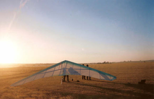Flying the sunrise