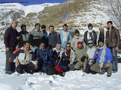 نفرات شرکت کننده در صعود به ریزان 