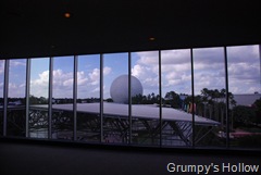 View out of VIP Lounge of EPCOT