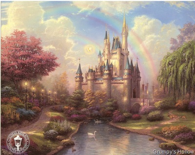 A New Day at the Cinderella Castle (Thomas Kinkade)