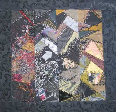 'Safe as Houses' Crazy Quilt online - Pintangle