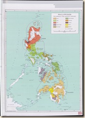 Philippines language map