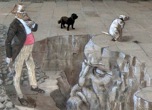 chalk art, as good as art painting 