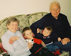 Dorothy and Frank with Sean and Finn in April 2005